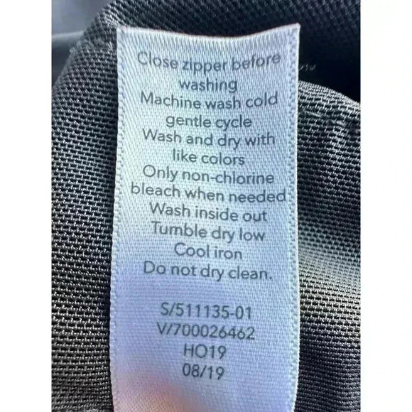 Athleta Women’s Headlands Hybrid Moto Tight Zipper Pockets Taupe Size 6 - Picture 12 of 12